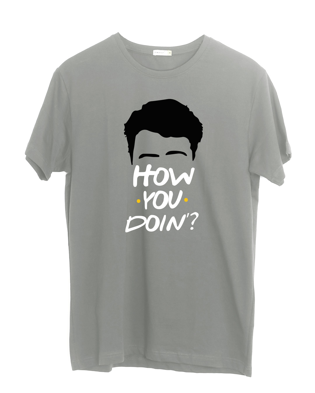 Buy How You Doin' Joey Half Sleeve T-Shirt (FRL) for Men grey Online at ...