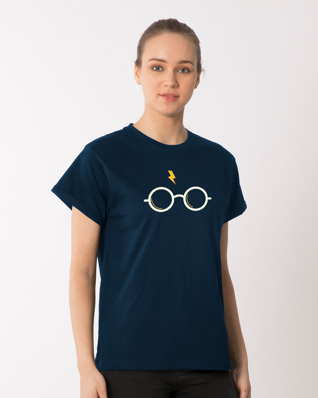 Shop Hp Glasses Boyfriend T-Shirt-Back