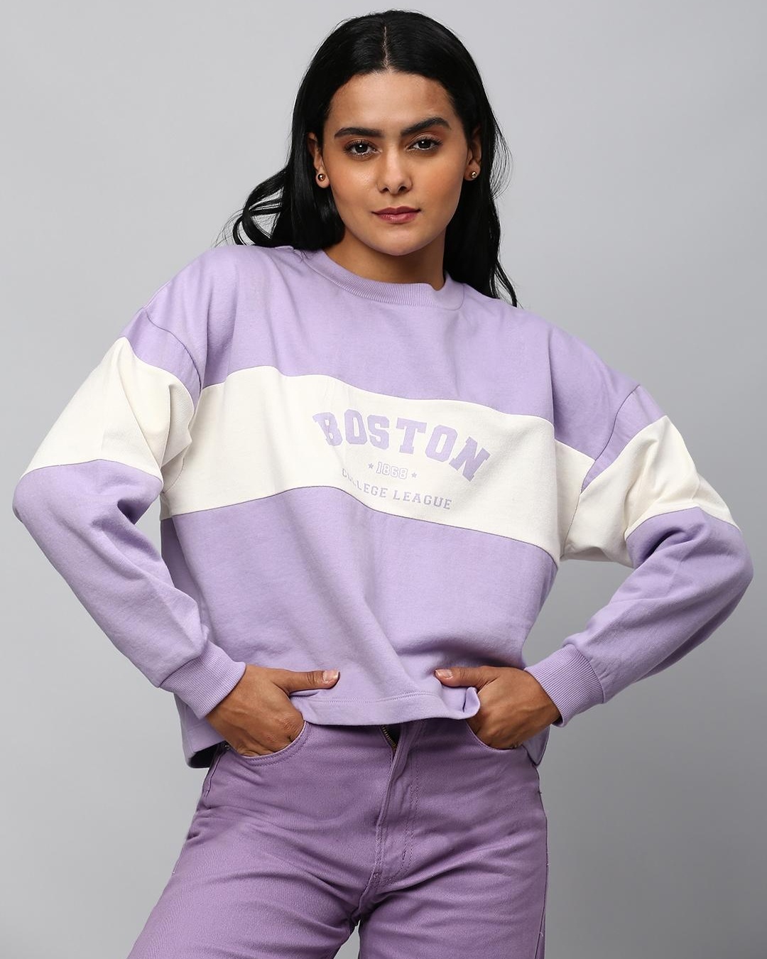 Mauve color sale sweatshirt