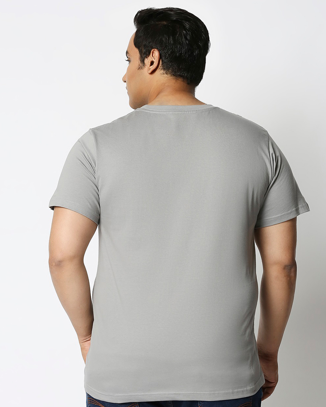 Shop Hulk Rage Half Sleeves Printed T-Shirt Plus Size (AVL)-Back