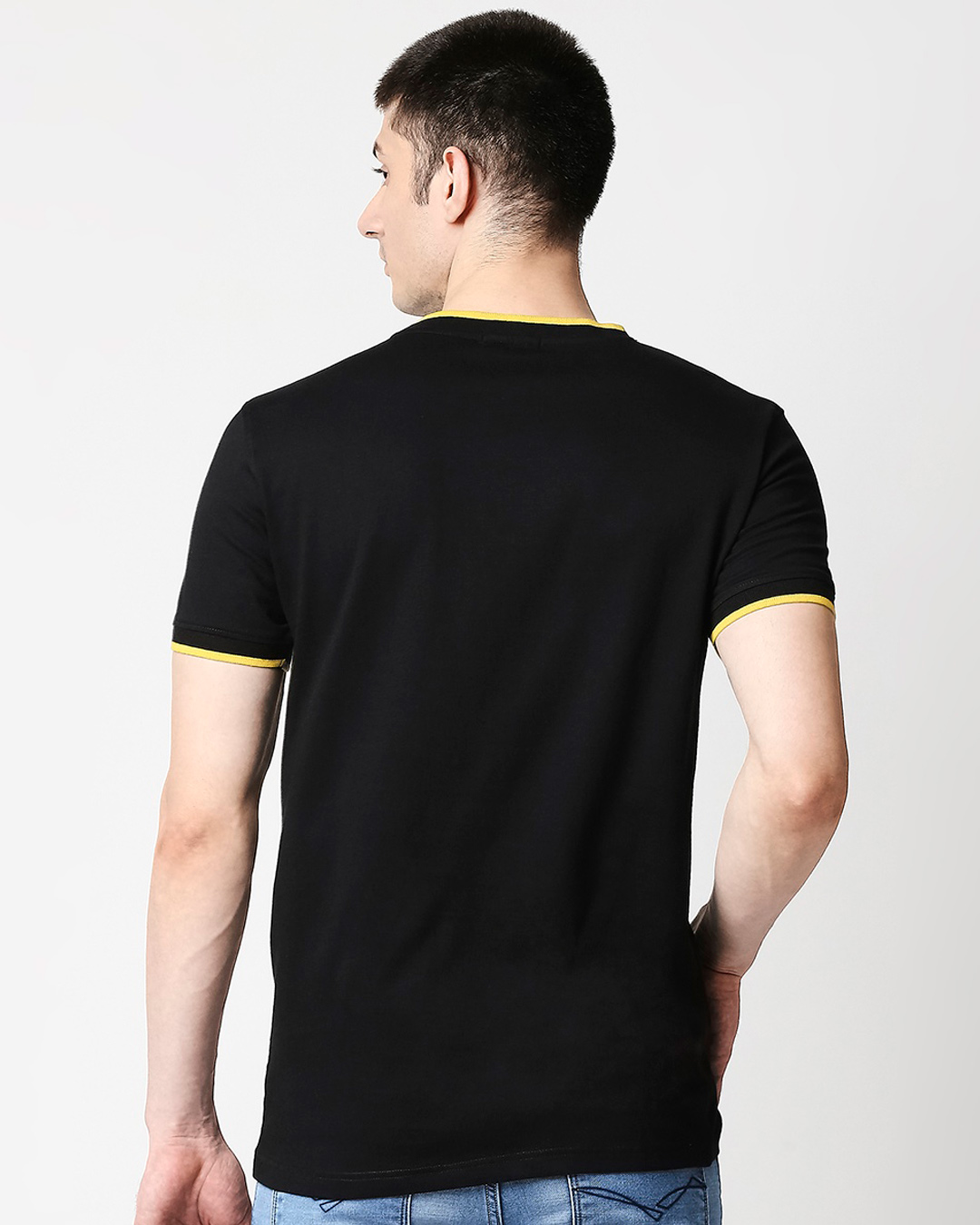 Shop HULK TORN (AVL) Round Neck Varsity T-Shirt-Back