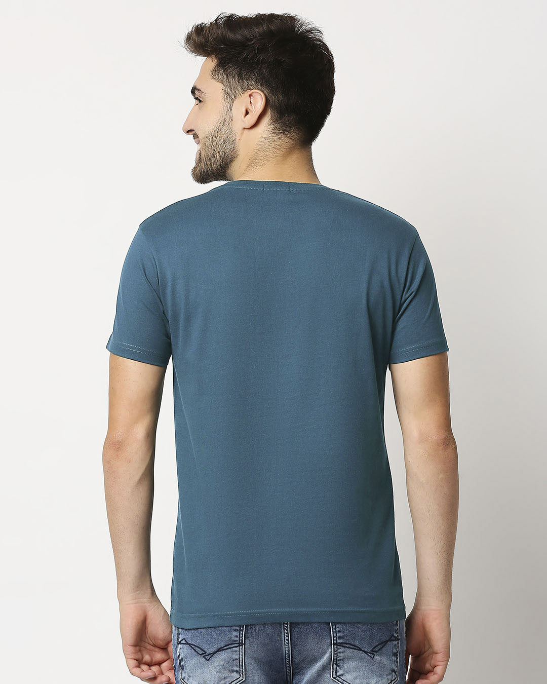 Shop Hulk Torn Half Sleeve T-Shirt (AVL)-Back