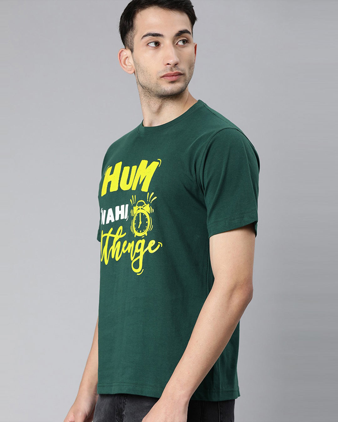 Shop Hum Nahi Uthenge Half Sleeve T-shirt For Men's-Back