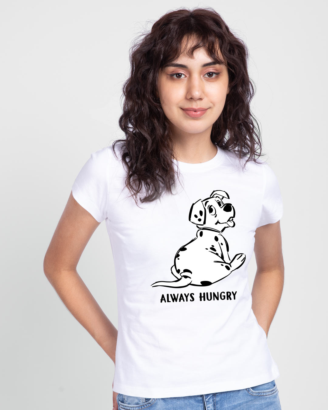 Shop Hungry Dalmatians Half Sleeve T-Shirt-Back