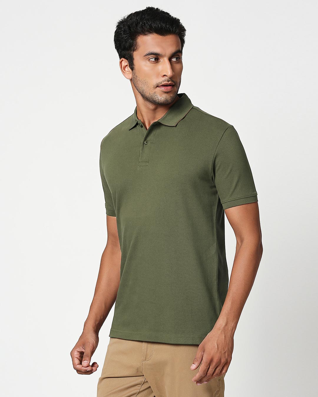 Shop Hunter Green Classic Polo-Back