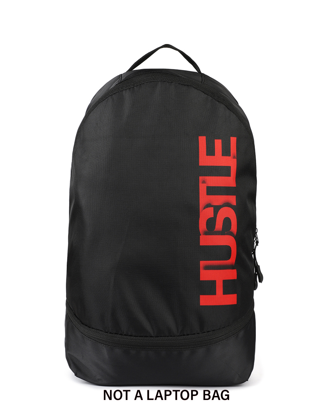 Shop Unisex Black Hustle Small Backpack-Back