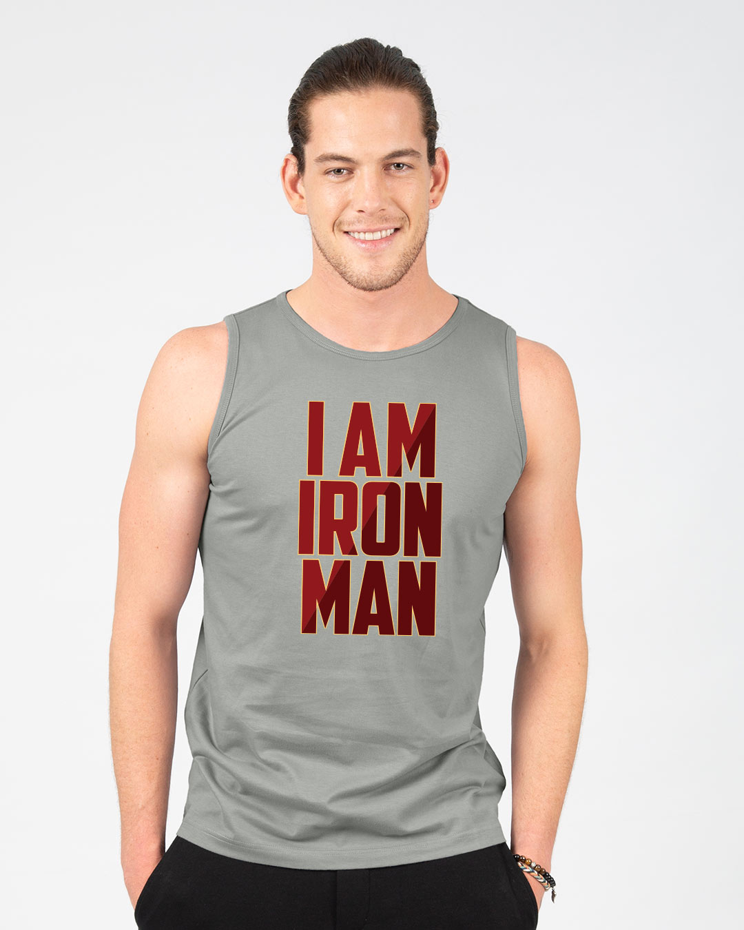 Buy I Am Iron Man Vest (AVL) Online at Bewakoof
