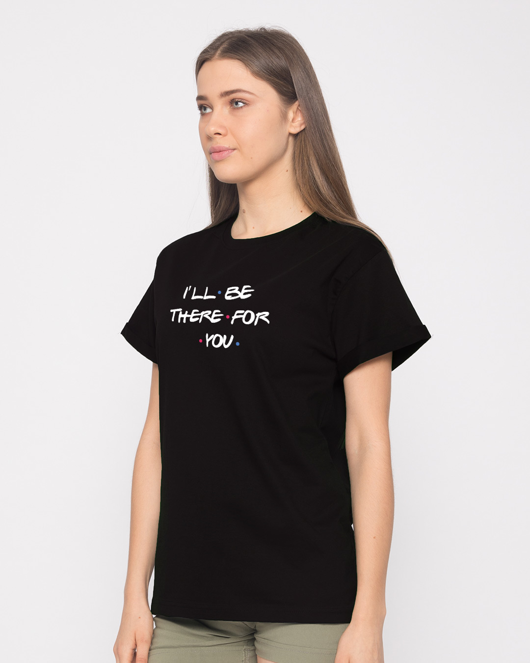 Shop I'll Be There For You Boyfriend T-Shirt-Back