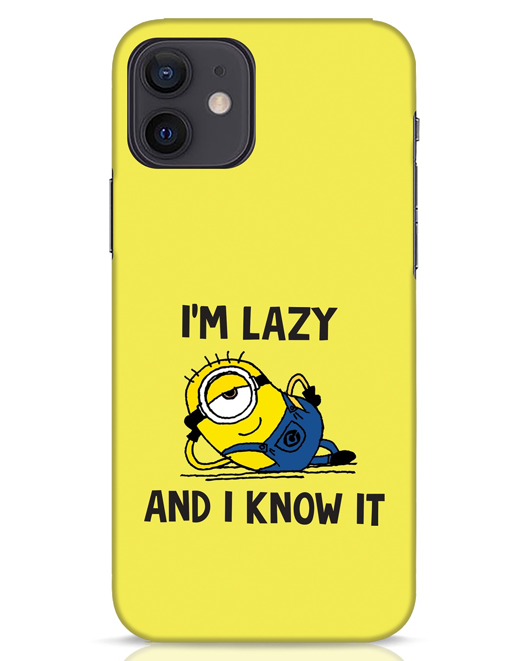 Buy I M Lazy iPhone 12 Mobile Cover Online in India at Bewakoof