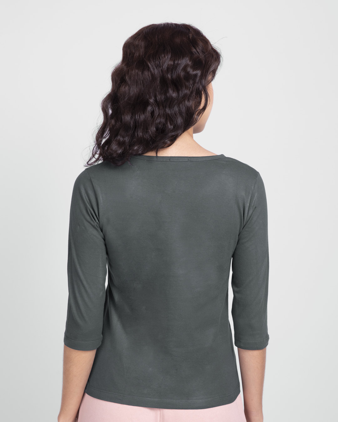 Shop Imperfection Round Neck 3/4th Sleeve T-Shirt-Back