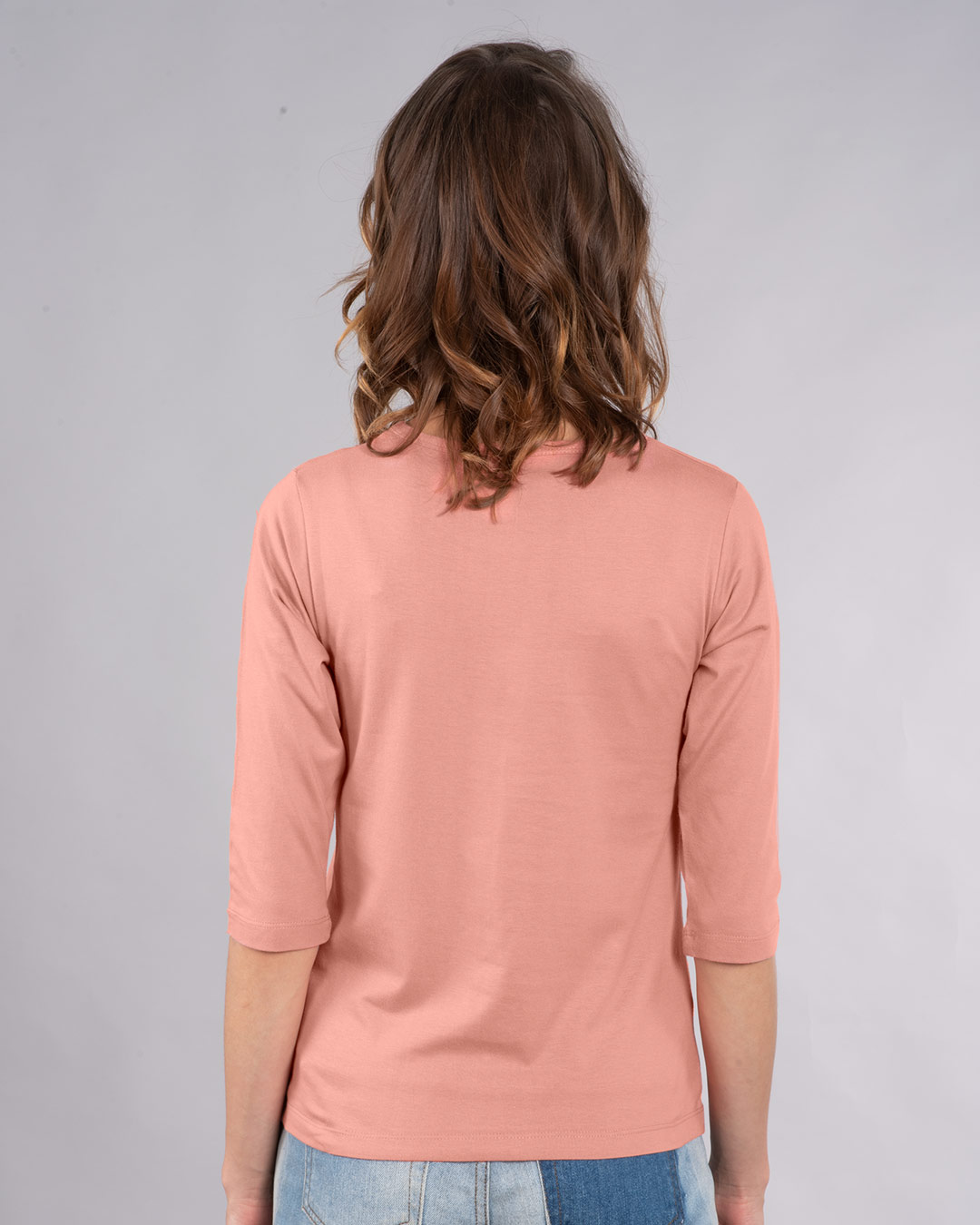 Shop Imperfectly Perfect 2.0 Round Neck 3/4th Sleeve T-Shirt-Back