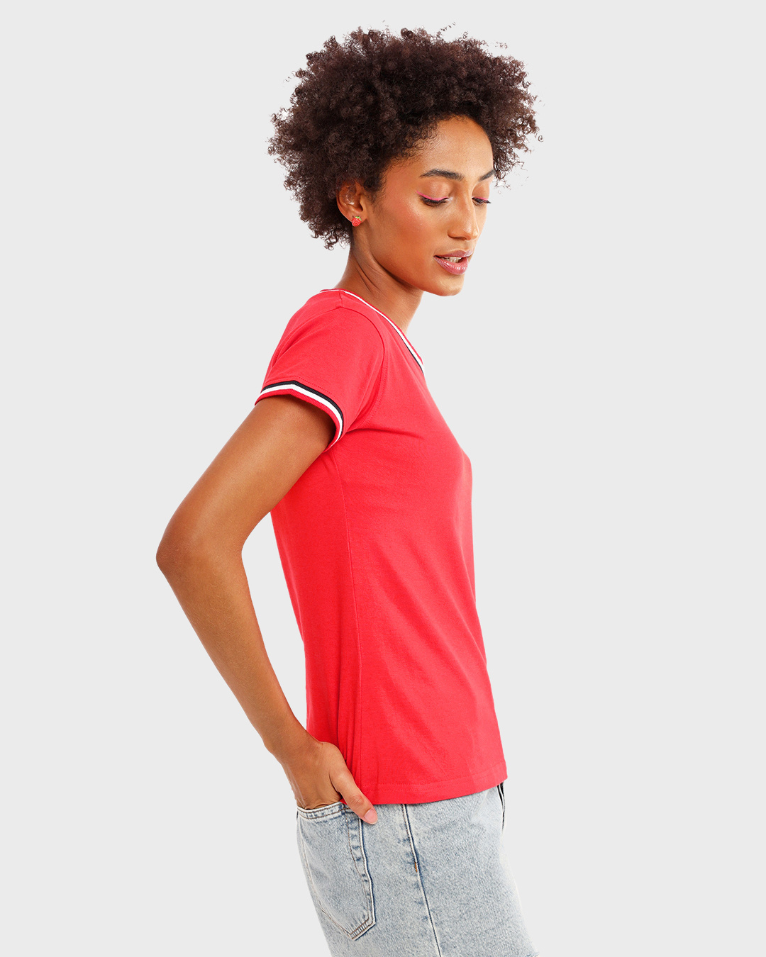Shop Women's Imperial Red T-shirt-Back