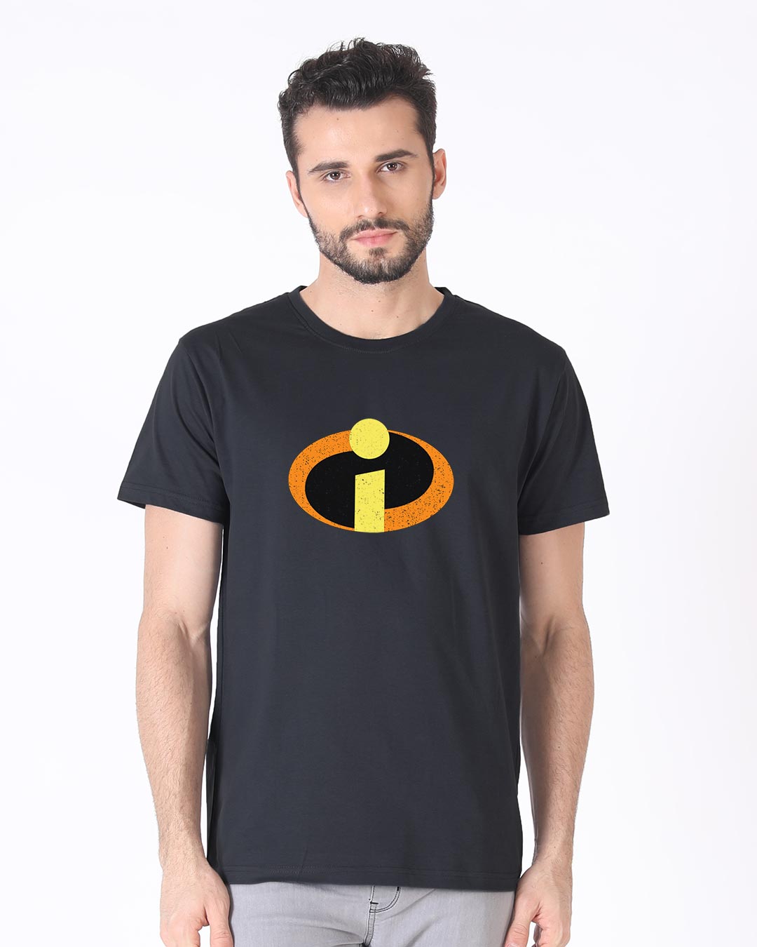 Shop Incredible Logo Half Sleeve T-Shirt (DL)-Back