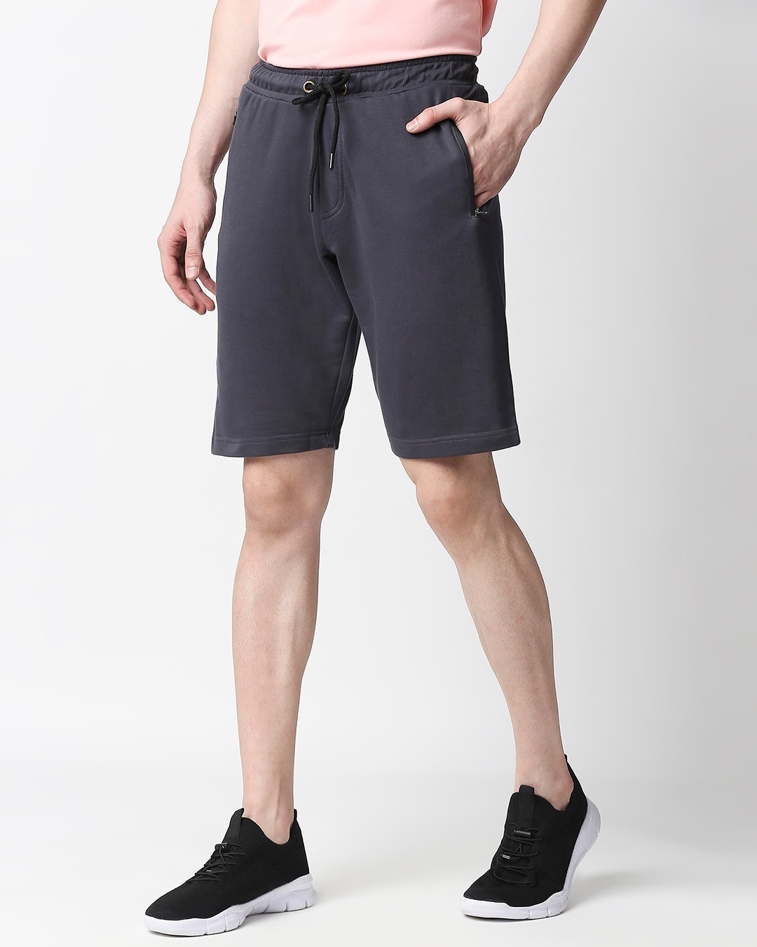 Shop India Ink Casual Shorts With Zip Pocket-Back