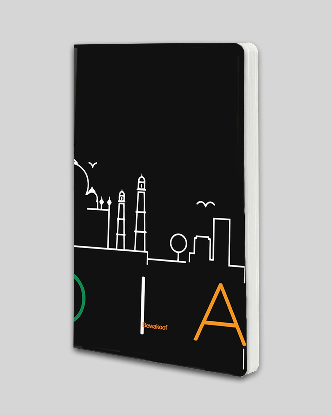 Shop India Tri Color Notebook-Back