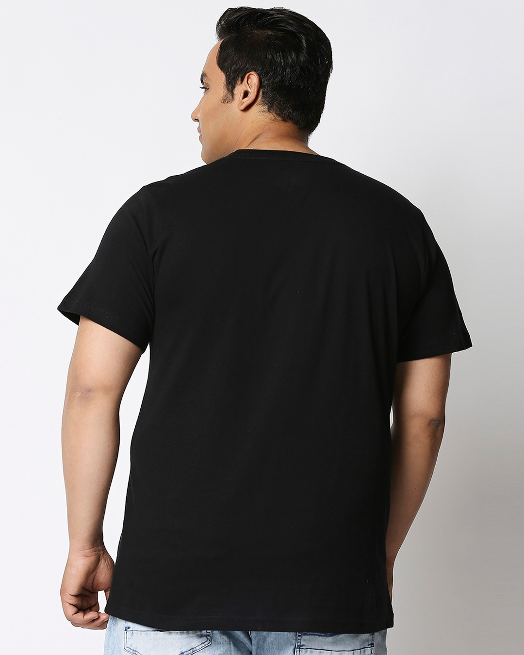 Shop Indian & Proud Men's Half Sleeves T-Shirt Plus Size-Back