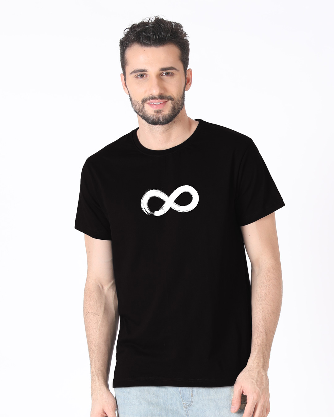 Shop Infinity Half Sleeve T-Shirt-Back