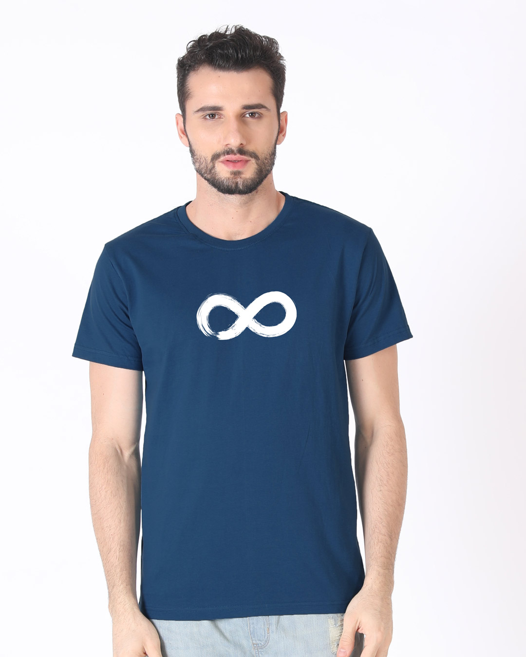 Shop Infinity Half Sleeve T-Shirt-Back