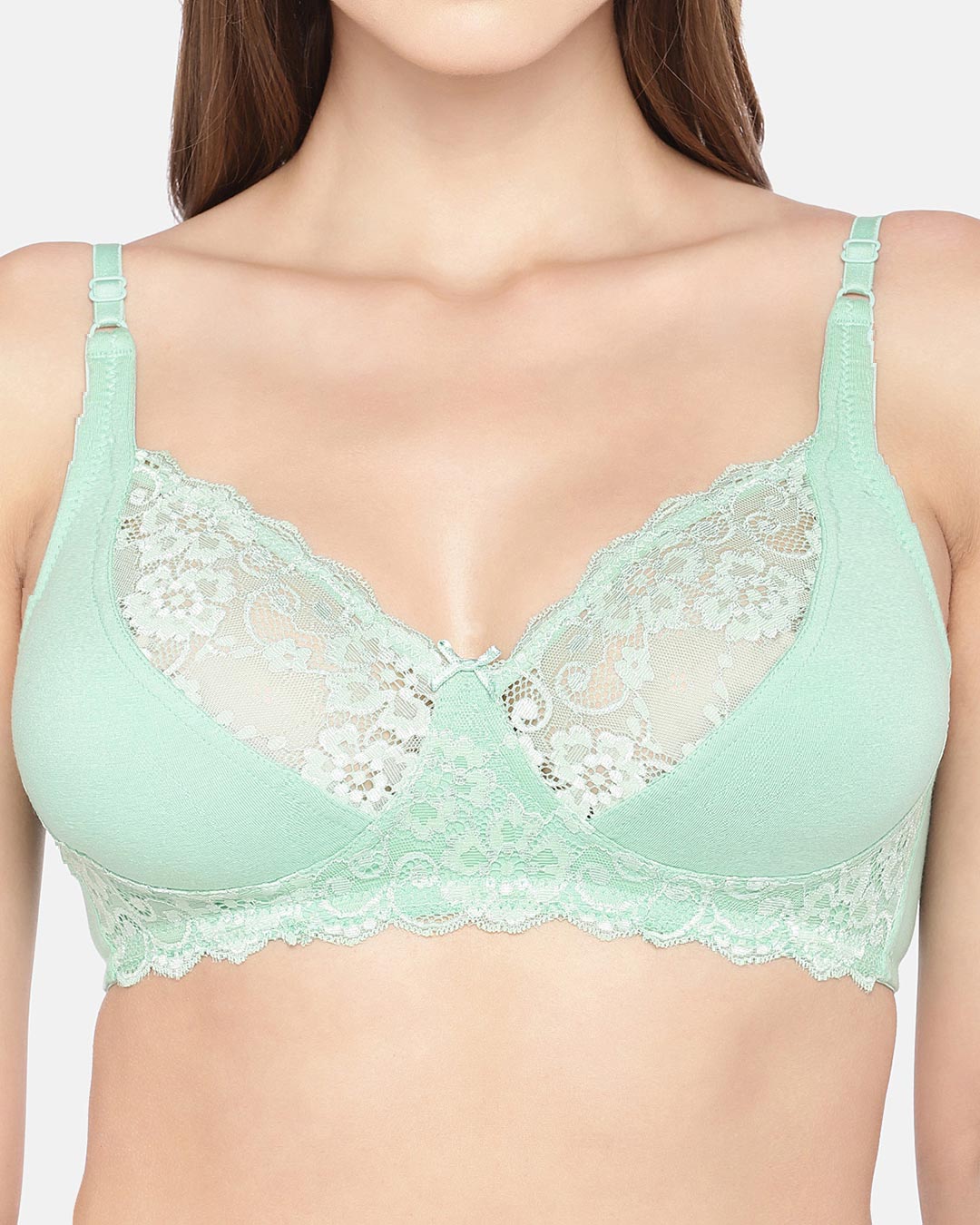 Buy Women's Organic Cotton Antimicrobial Laced Non Padded Bra Online in  India at Bewakoof