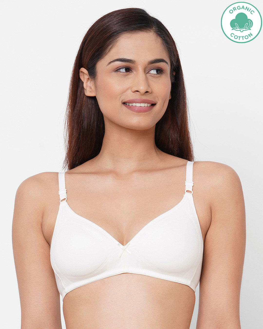 Buy Women's Organic Cotton Antimicrobial Seamless Triangular Bra