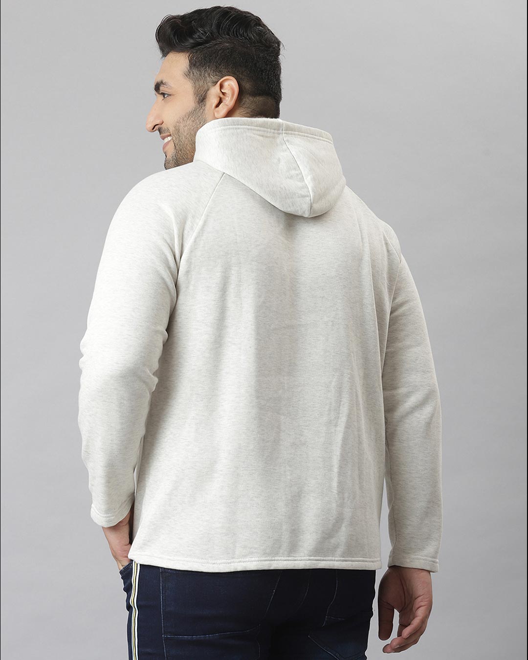Shop Men's White Stylish Casual Jacket-Back