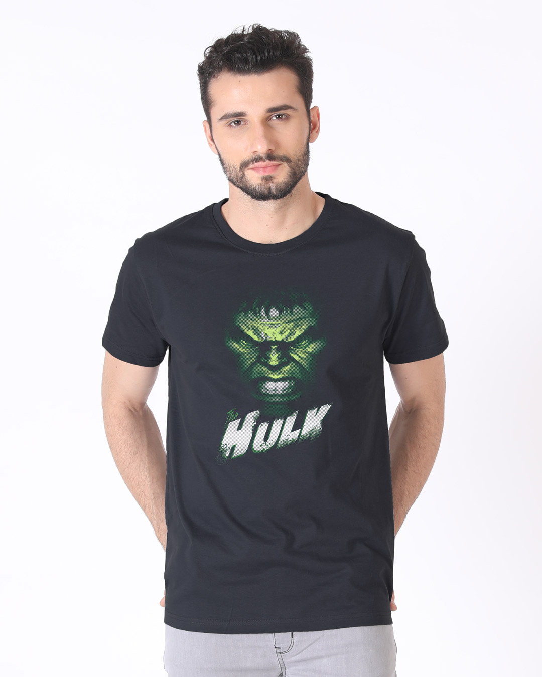 Shop Intense Hulk Half Sleeve T-Shirt (AVL)-Back