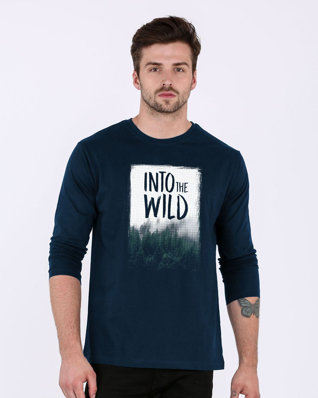 buy-into-the-wild-full-sleeve-t-shirt-for-men-blue-online-at-bewakoof