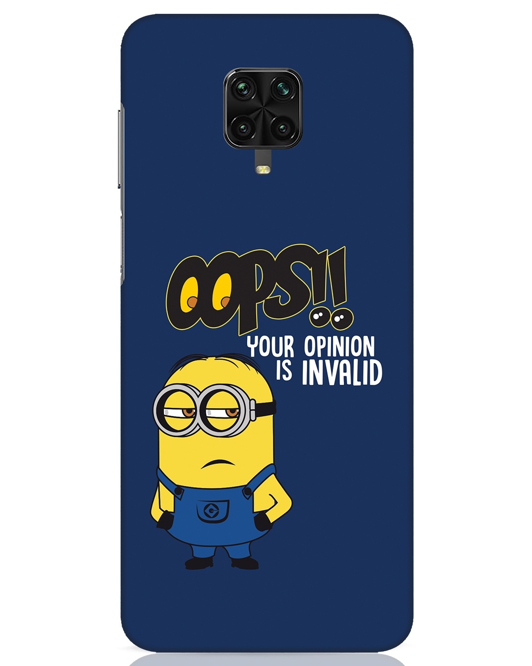 Buy Invalid Opinion Minion Designer Hard Cover For Xiaomi Poco M2 Pro Online In India At Bewakoof 5324