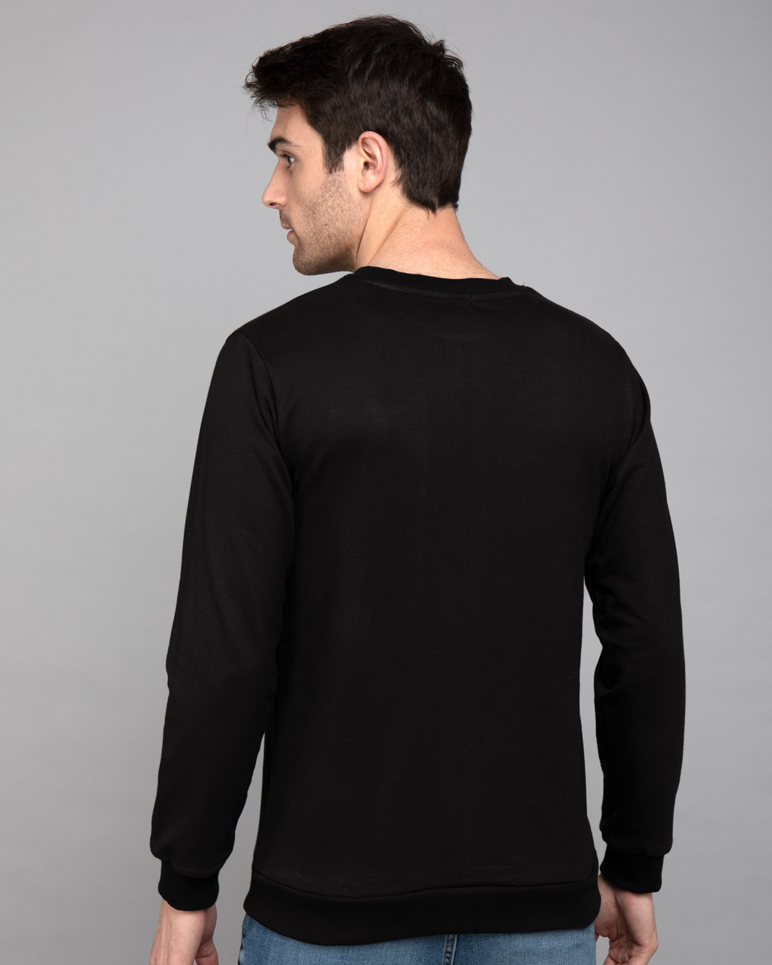 Shop Iron Man Brush Fleece Light Sweatshirts (AVEGL)-Back