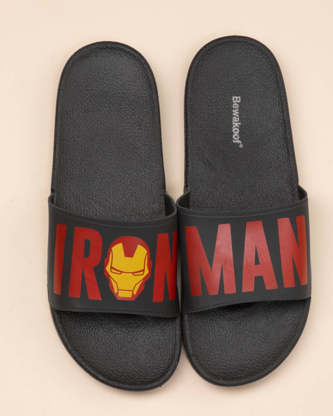 Buy Iron Man Sliders AVL Online in India at Bewakoof