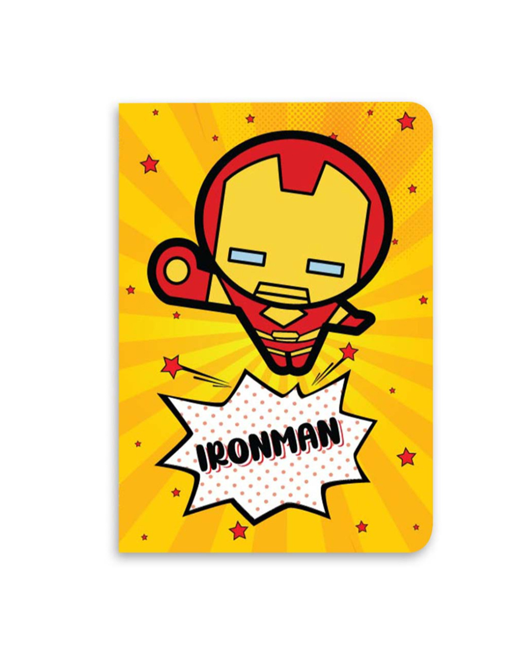 Shop Ironman Kawaii Premium Notebook (Hardbound, A5 Size, 100 Pages, Ruled Pages)-Back