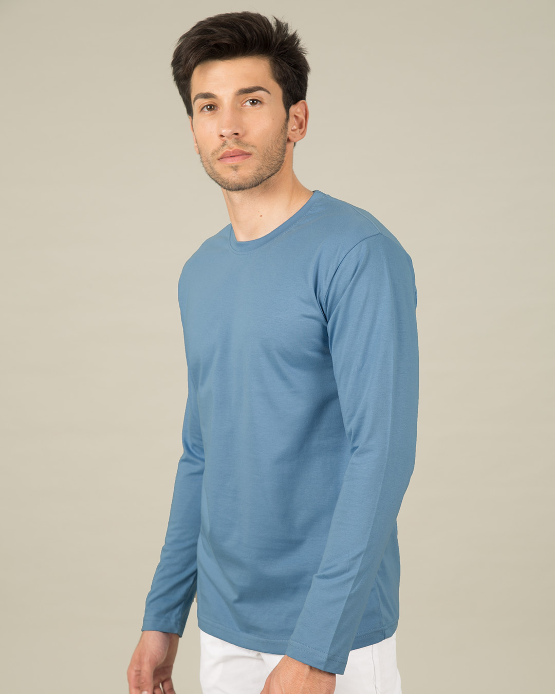 Shop Island Blue Full Sleeve T-Shirt-Back