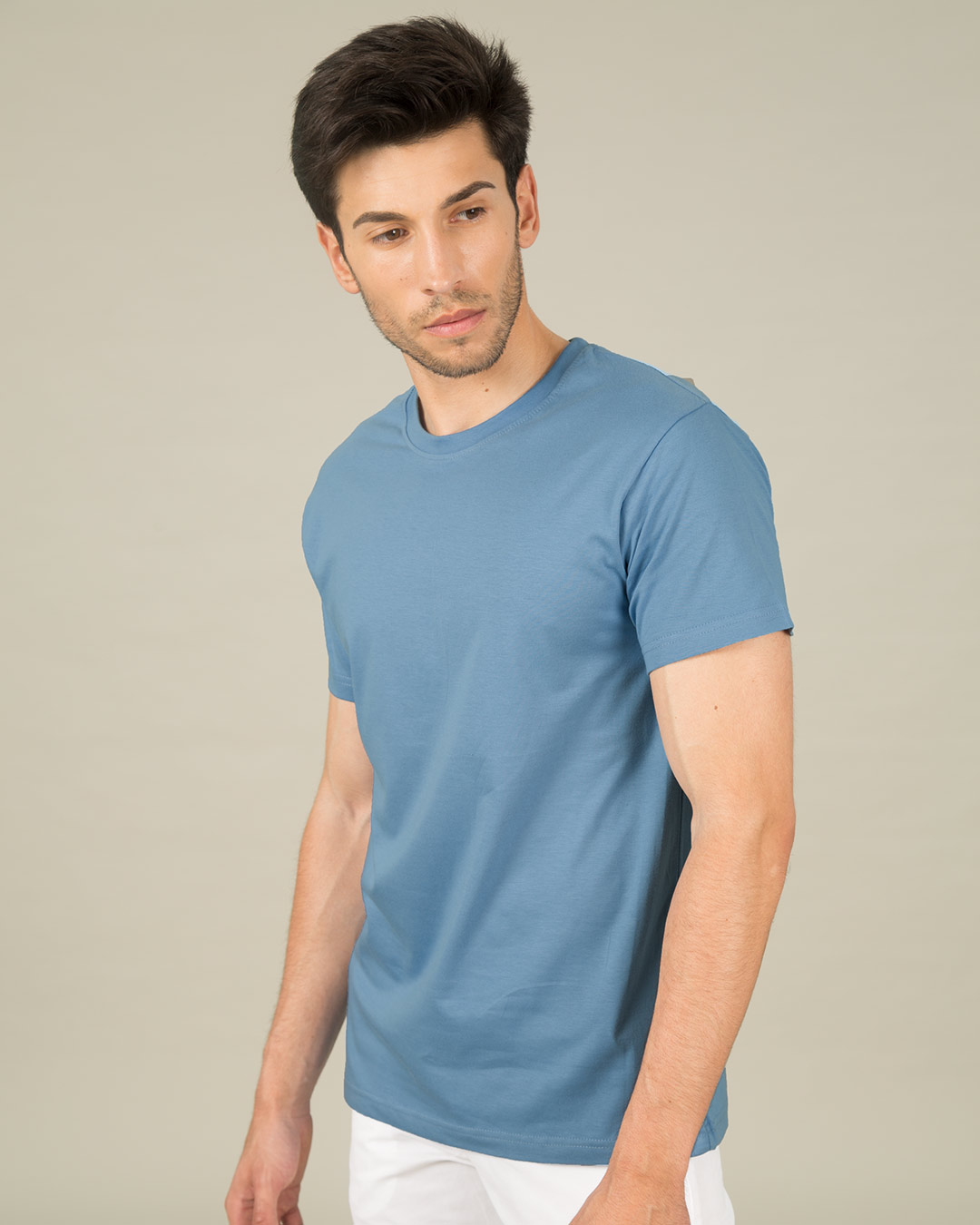 Shop Island Blue Half Sleeve T-Shirt-Back