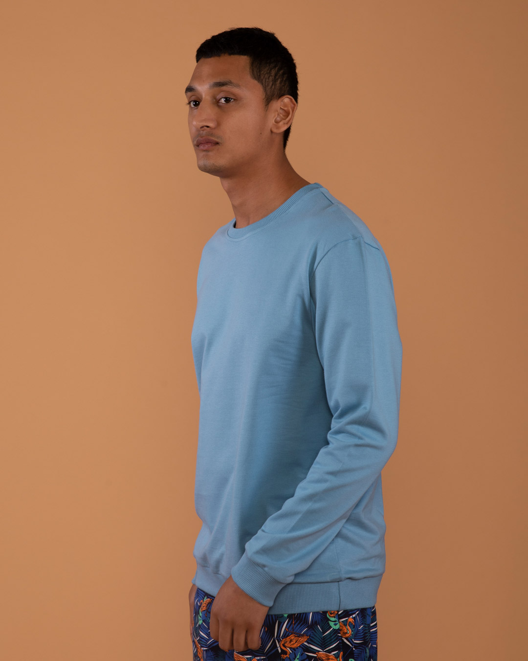 Shop Island Blue Sweatshirt-Back