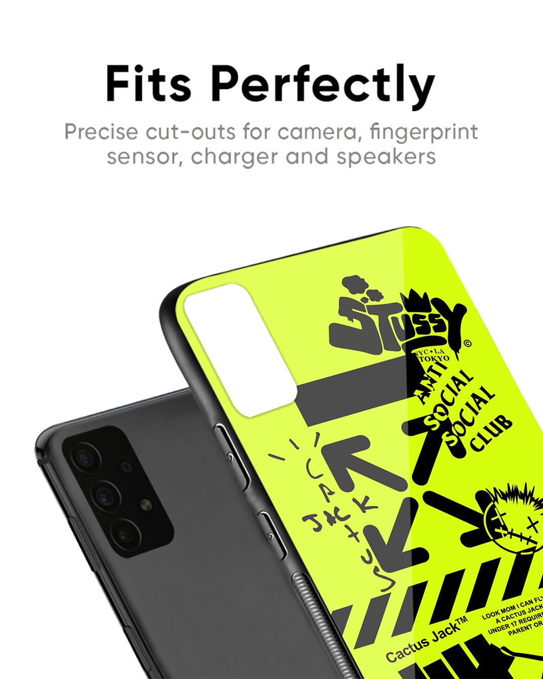 Shop Jack Club Premium Glass Case for OnePlus Nord CE 2 Lite 5G (Shock Proof, Scratch Resistant)-Back