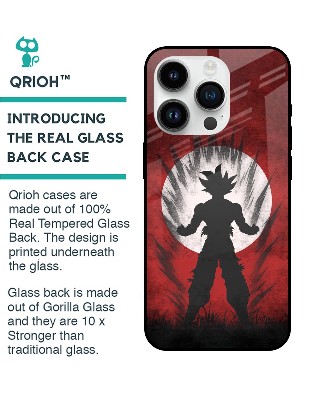 Shop Japanese Animated Premium Glass Case for Apple iPhone 14 Pro (Shock Proof,Scratch Resistant)-Back