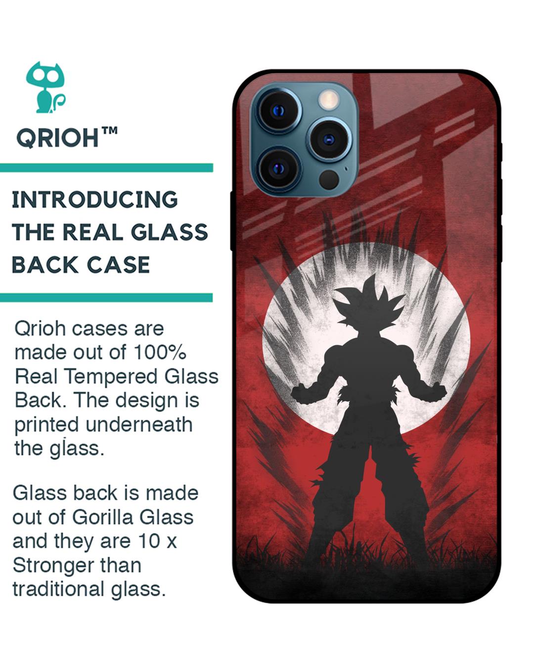 Shop Japanese Animated Premium Glass Case for iPhone 12 Pro Max (Shock Proof, Scratch Resistant)-Back