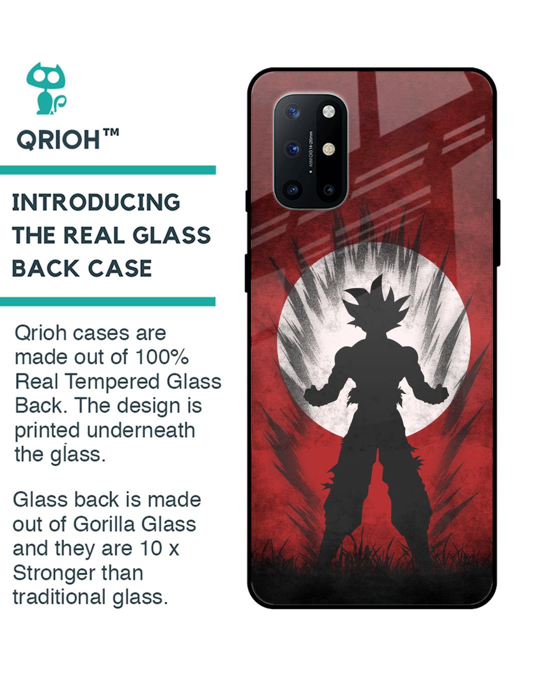 Shop Japanese Animated Premium Glass Case for OnePlus 8T (Shock Proof,Scratch Resistant)-Back