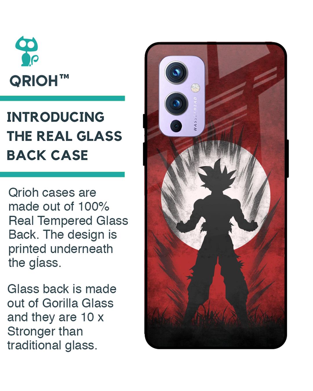 Shop Japanese Animated Premium Glass Case for OnePlus 9 (Shock Proof,Scratch Resistant)-Back