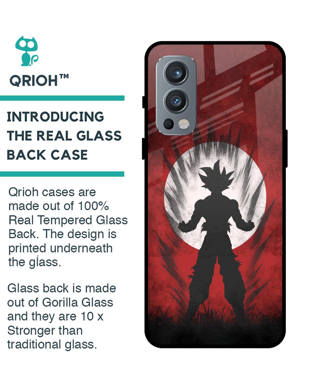 Shop Japanese Animated Premium Glass Case for OnePlus Nord 2 5G (Shock Proof,Scratch Resistant)-Back