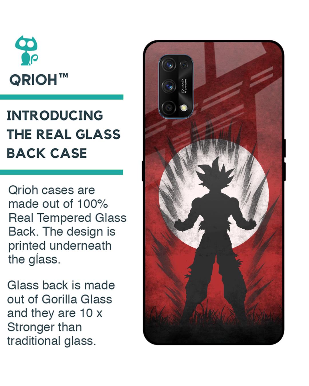 Shop Japanese Animated Premium Glass Case for Realme 7 pro (Shock Proof, Scratch Resistant)-Back
