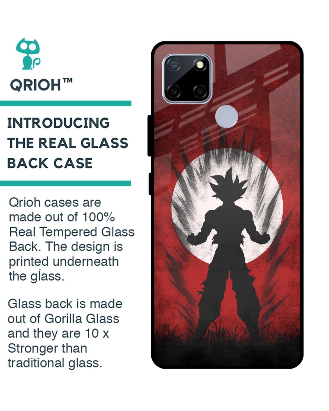 Shop Japanese Animated Premium Glass Case for Realme C12 (Shock Proof, Scratch Resistant)-Back