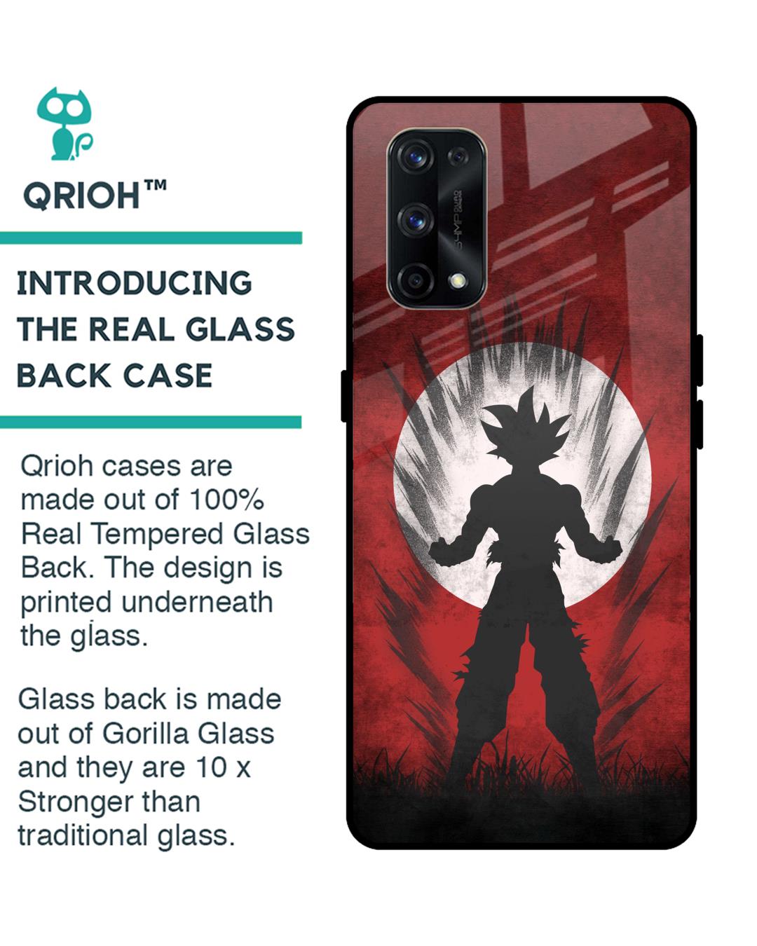 Shop Japanese Animated Premium Glass Case for Realme X7 Pro (Shock Proof, Scratch Resistant)-Back