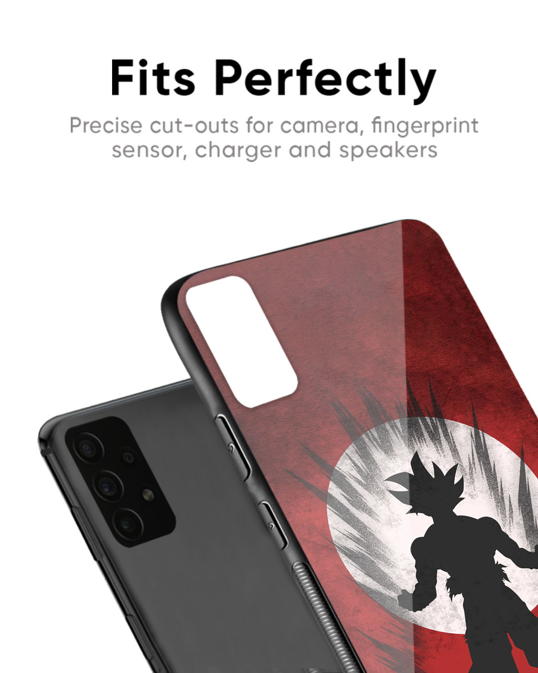 Shop Japanese Animated Premium Glass Case for Redmi Note 12 Pro+ 5G (Shock Proof, Scratch Resistant)-Back