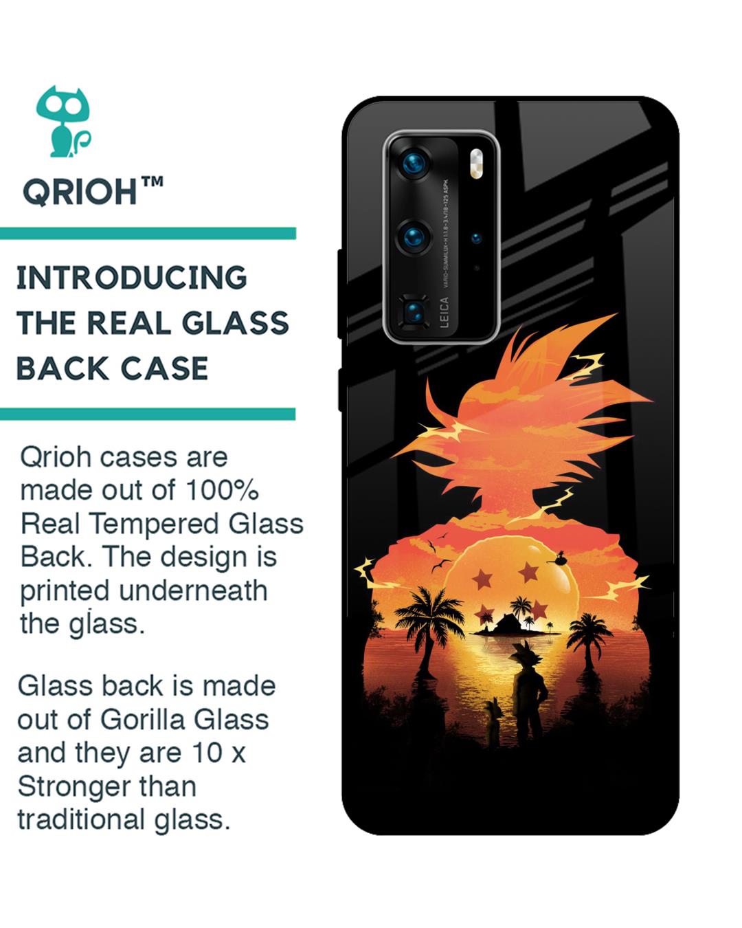 Shop Japanese Paradise forPremium Glass Case for Huawei P40 Pro (Shock Proof, Scratch Resistant)-Back