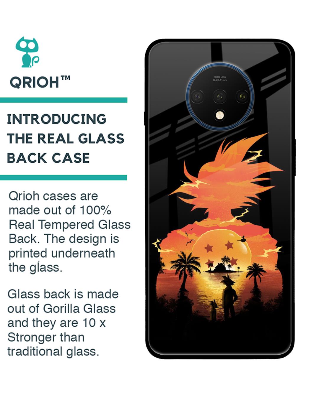 Shop Japanese Paradise Premium Glass Case for OnePlus 7T (Shock Proof,Scratch Resistant)-Back