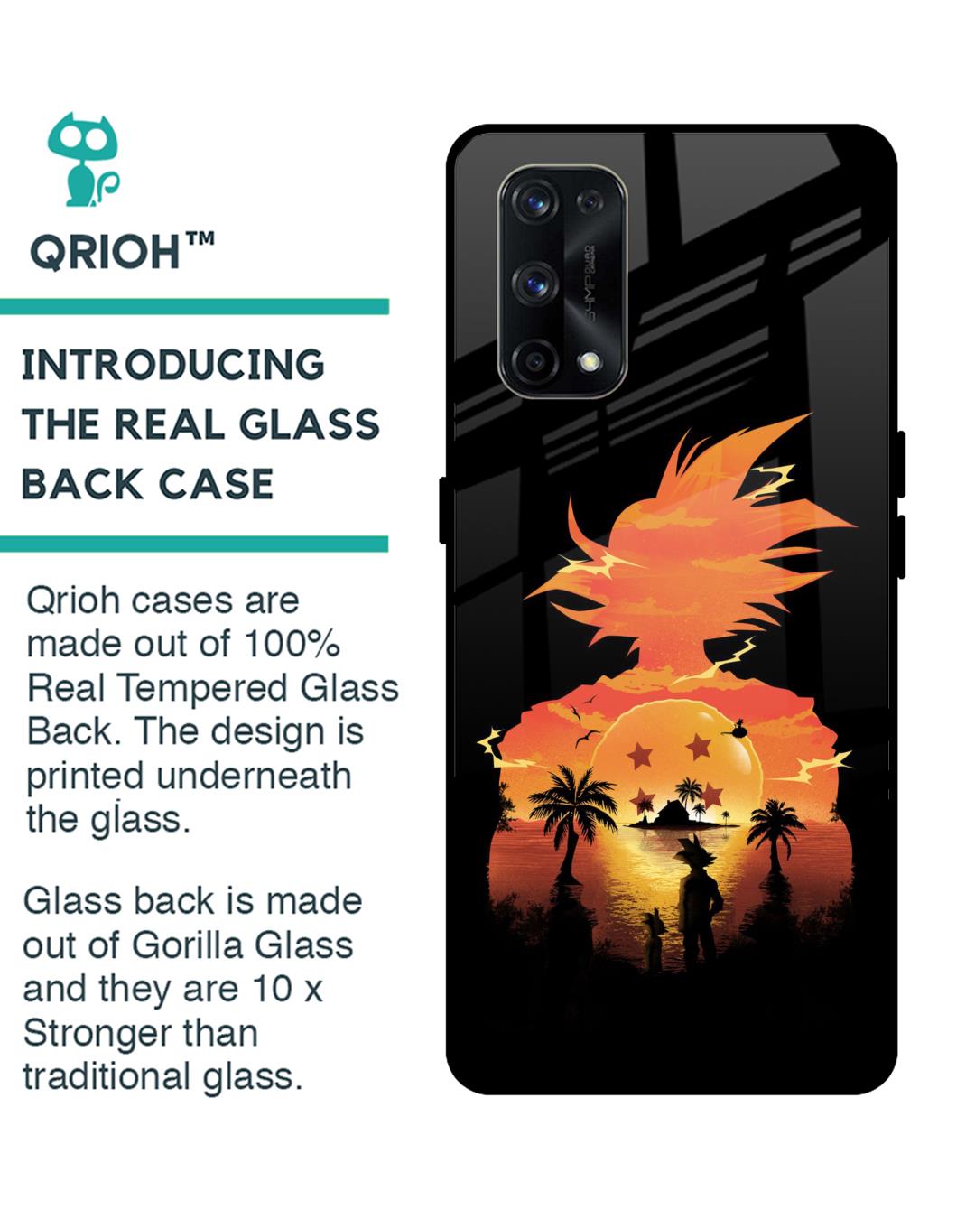 Shop Japanese Paradise Premium Glass Case for Realme X7 Pro (Shock Proof, Scratch Resistant)-Back
