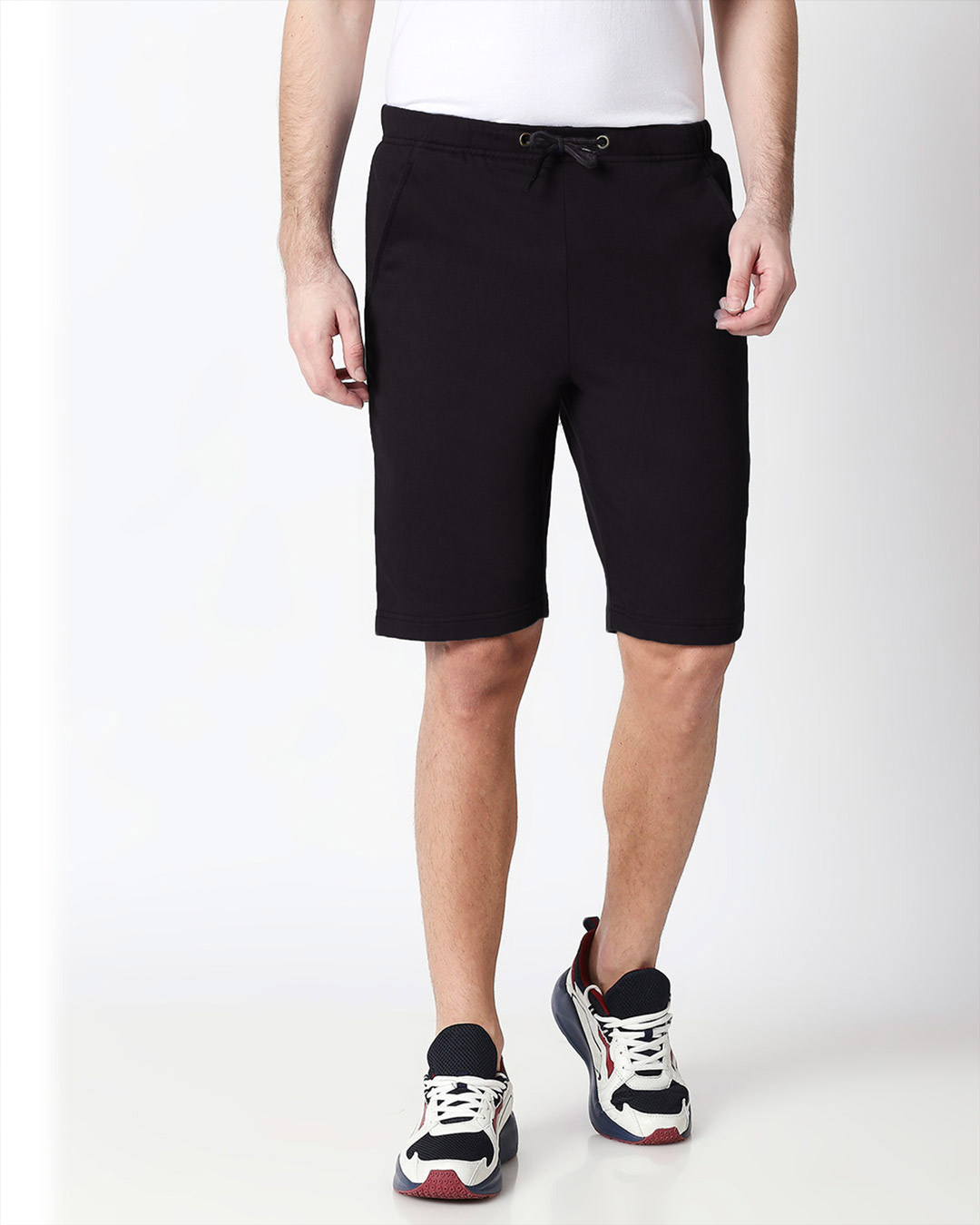 Buy Jet Black Men's Casual Shorts for Men black Online at Bewakoof