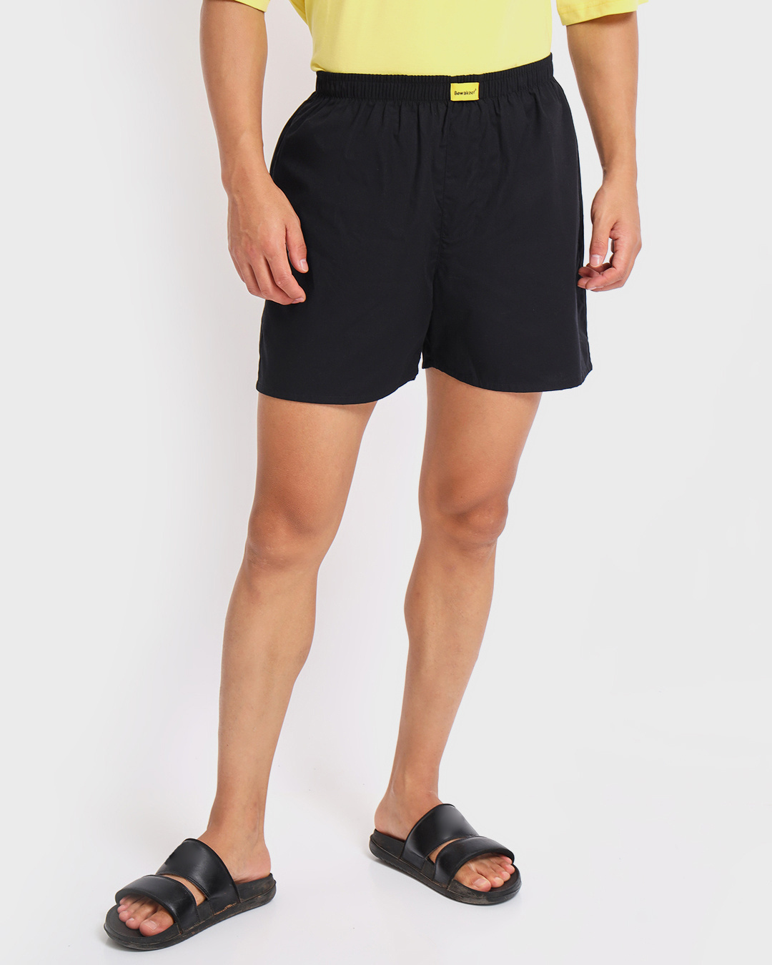 Shop Men's Black Boxers-Back