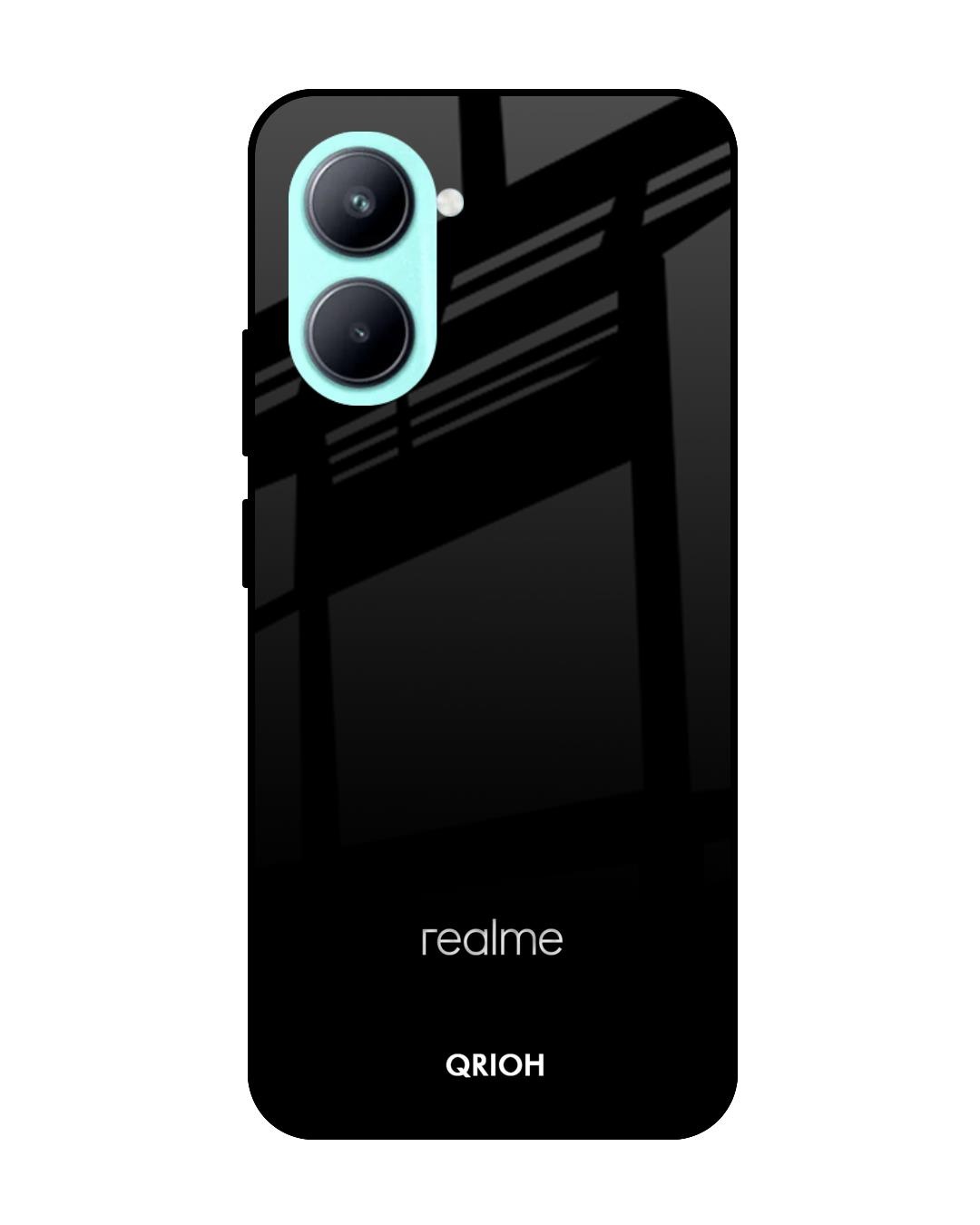 iVoler Cover in Silicone per Realme C33 con Protezione Della Fotocamera, Ultra Sottile Custodia in TPU Morbida Anti-Graffio Antiurto Protettiva Case, Nero